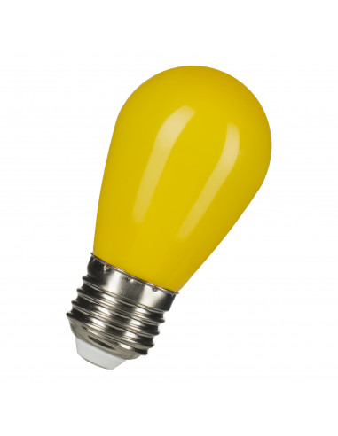 LED lempa LED ST45 E27 240V 1W Yellow