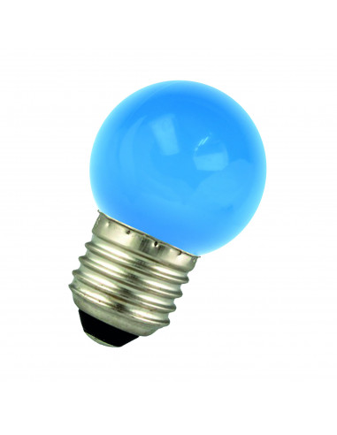 LED lempa LED Ball G45 E27 240V 1W Blue