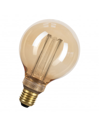 LED lempa LED Glow G95 E27 4W 1800K Gold