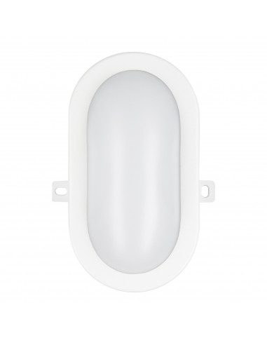 LED Bulkhead Basic 6W 3000K White Oval