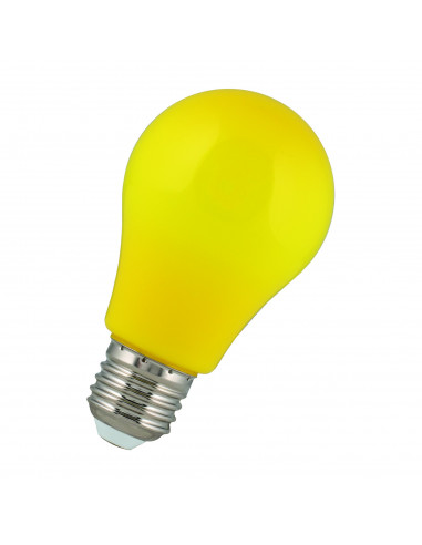 LED lempa LED GLS A60 E27 240V 2W Yellow