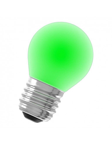 LED lempa LED G45 E27 240V 1W Green