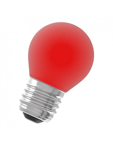 LED lempa LED G45 E27 240V 1W Red