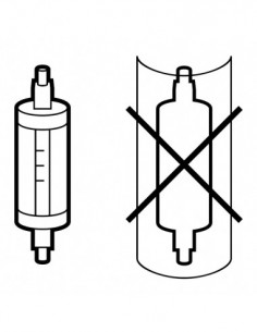 LED lempa LED R7s 24V-42V... 2