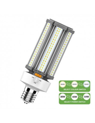 LED lempa LED Corn Switch E40 36W-54W...