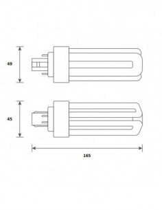 LED lempa LED PL Glass... 2