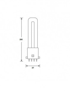 LED lempa LED PL Glass TC-... 2