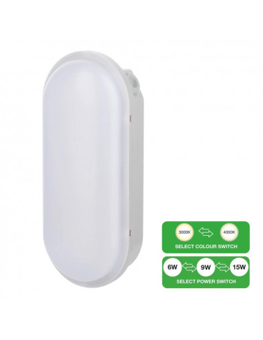 Lubų/sienų šviestuvas LED Bulkhead...