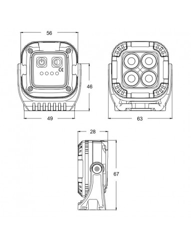 Šviestuvas - prožektorius RoBust LED...