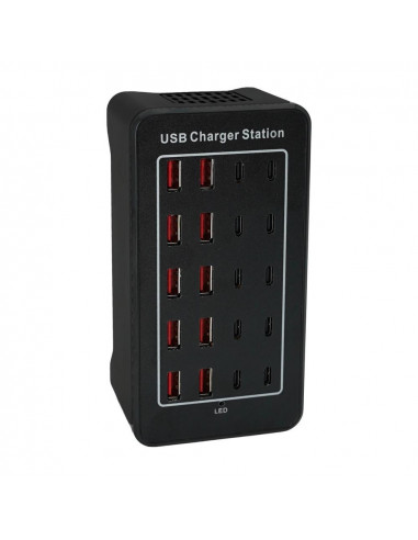 Charging Hub 10 USB-A & 10 USB-C Ports