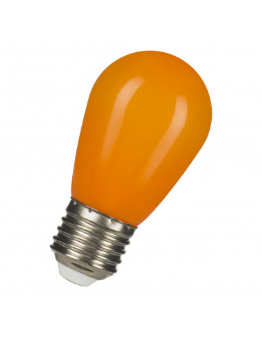 LED lempa LED ST45 E27 240V 1W Orange