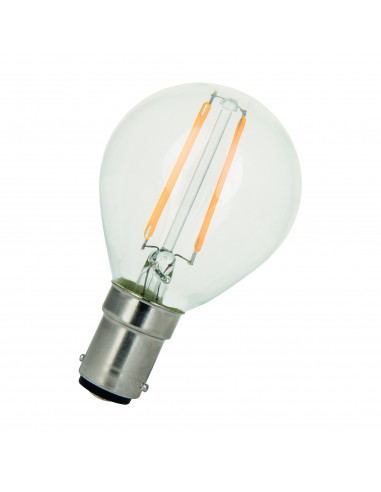 LED lempa LED Filament G45 Ba15d 240V...